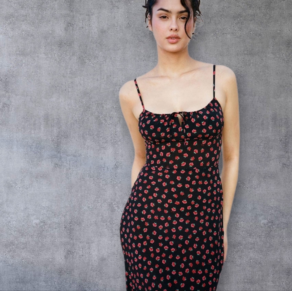Realisation Par The Alba Rosalita Midi Dress